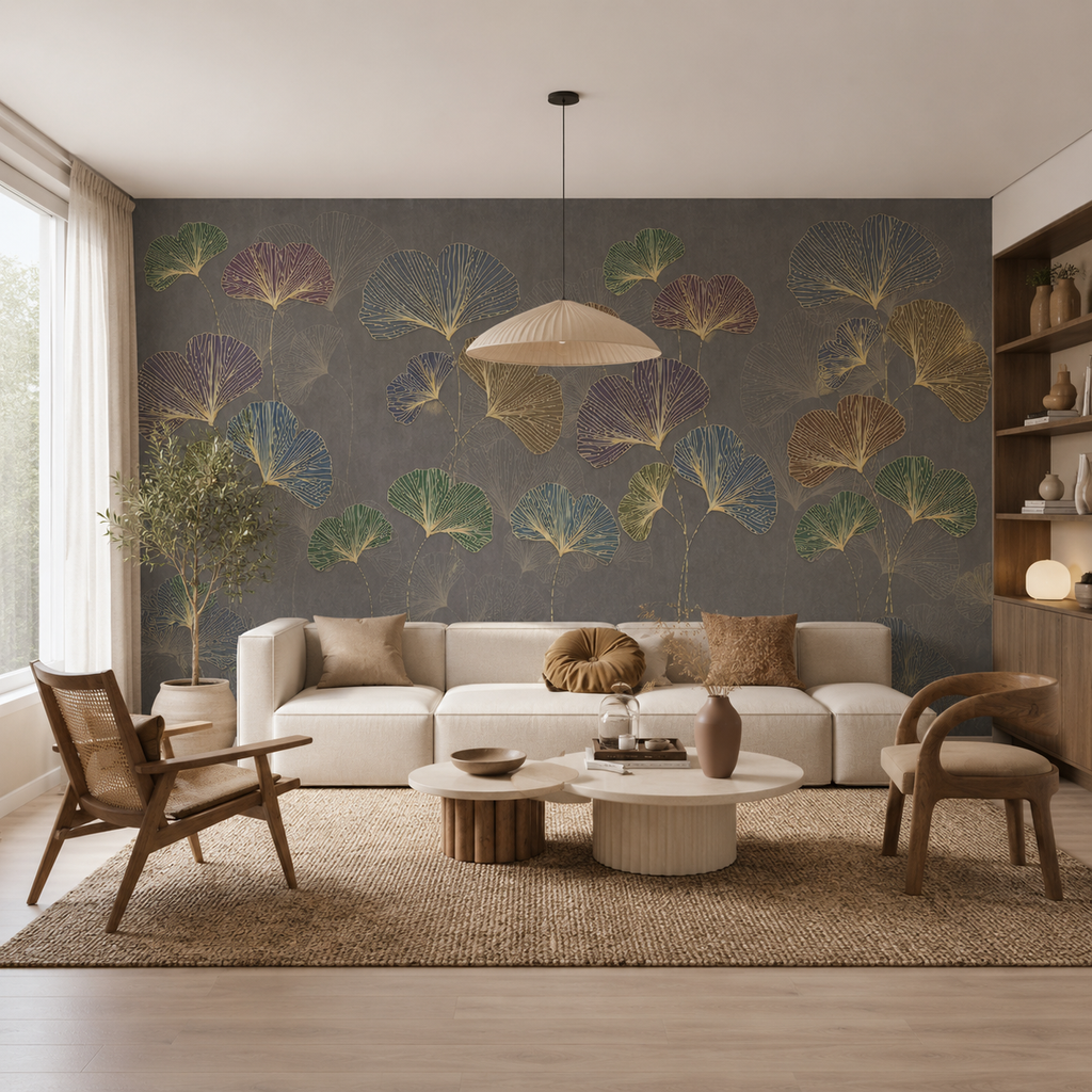 Papier Peint Ginkgo Impérial