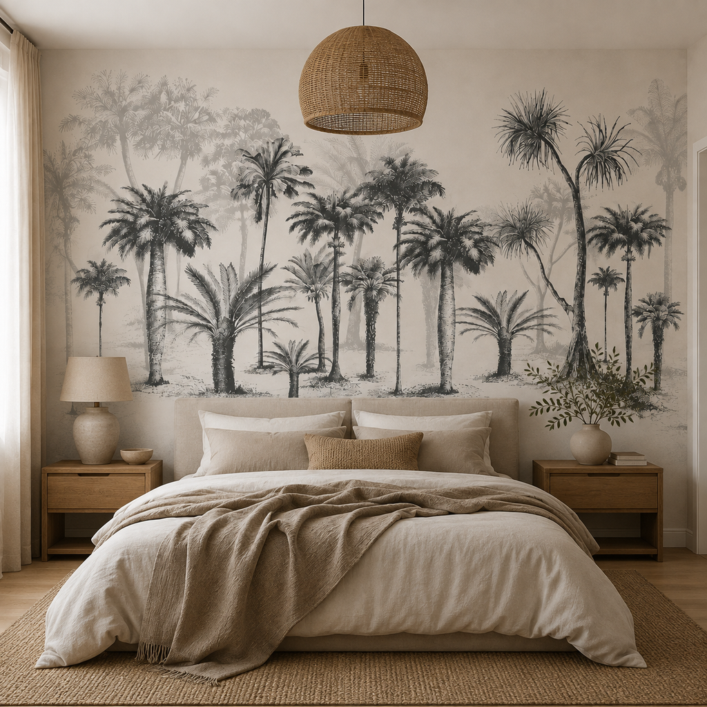 Papier Peint Ombres Tropicales