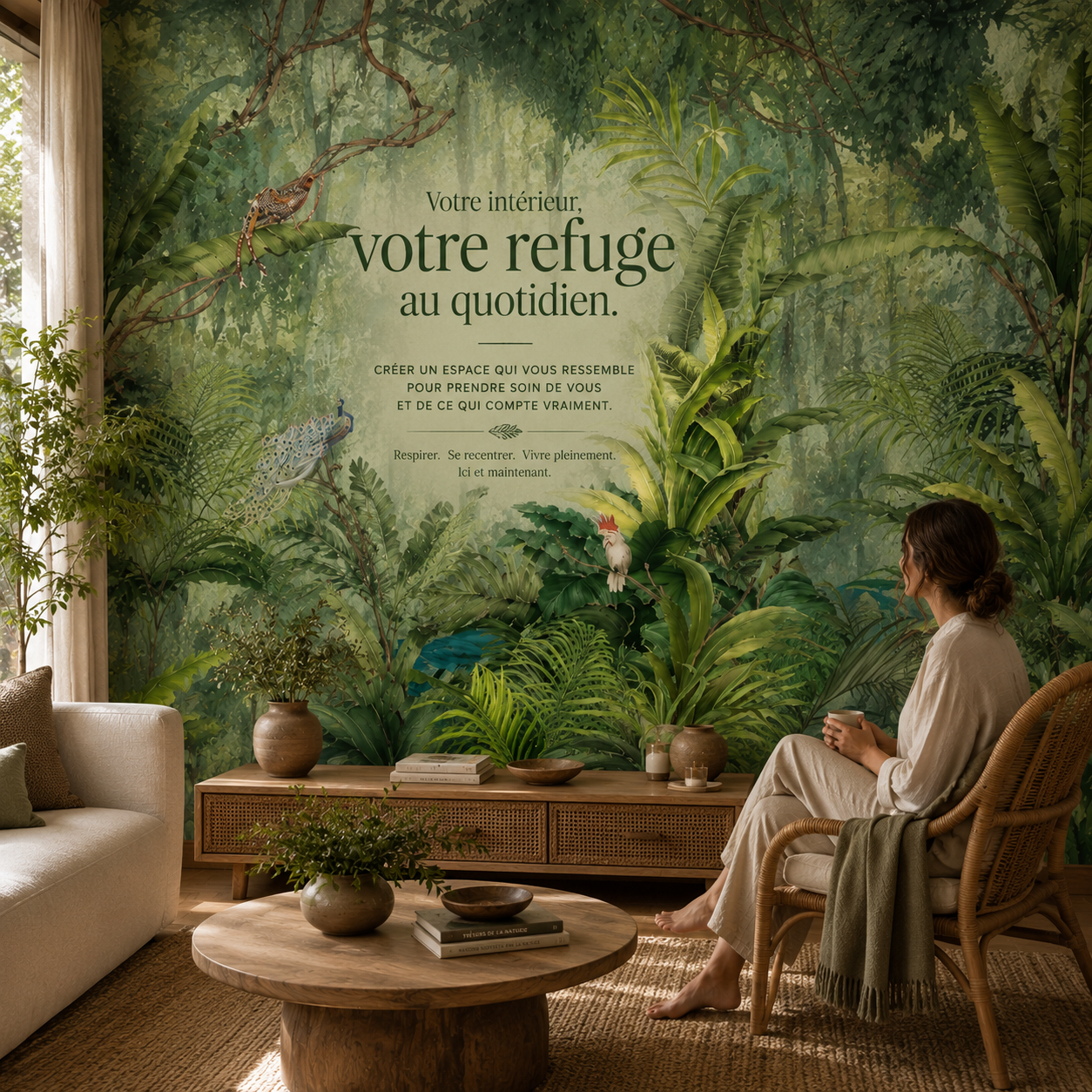 Papier Peint Jungle Quintessence Amazonia