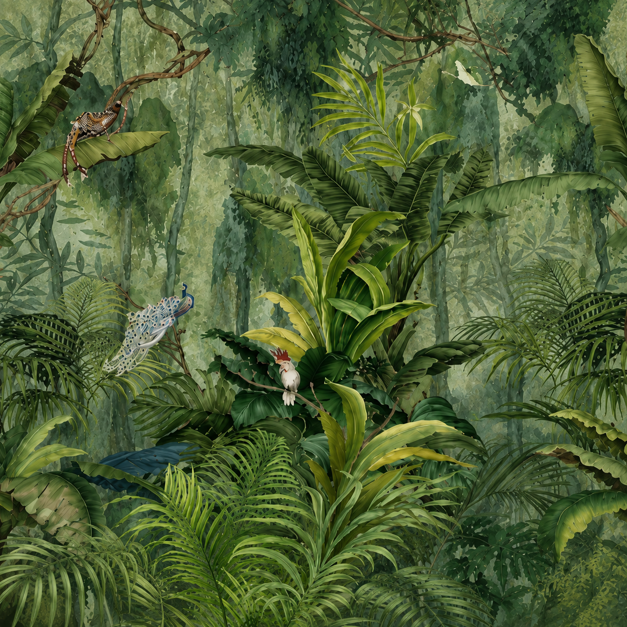 Papier Peint Jungle Quintessence Amazonia
