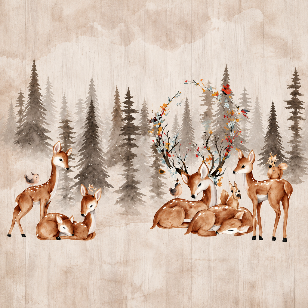 Forêt des Rêves : décor à plat