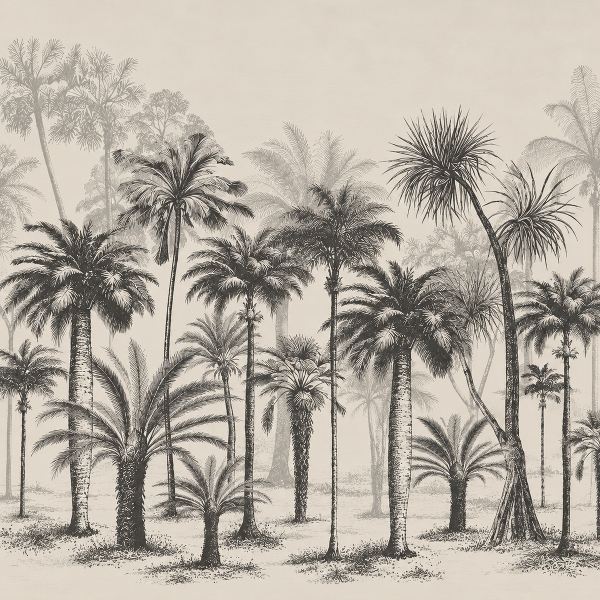 Ombres Tropicales : décor à plat
