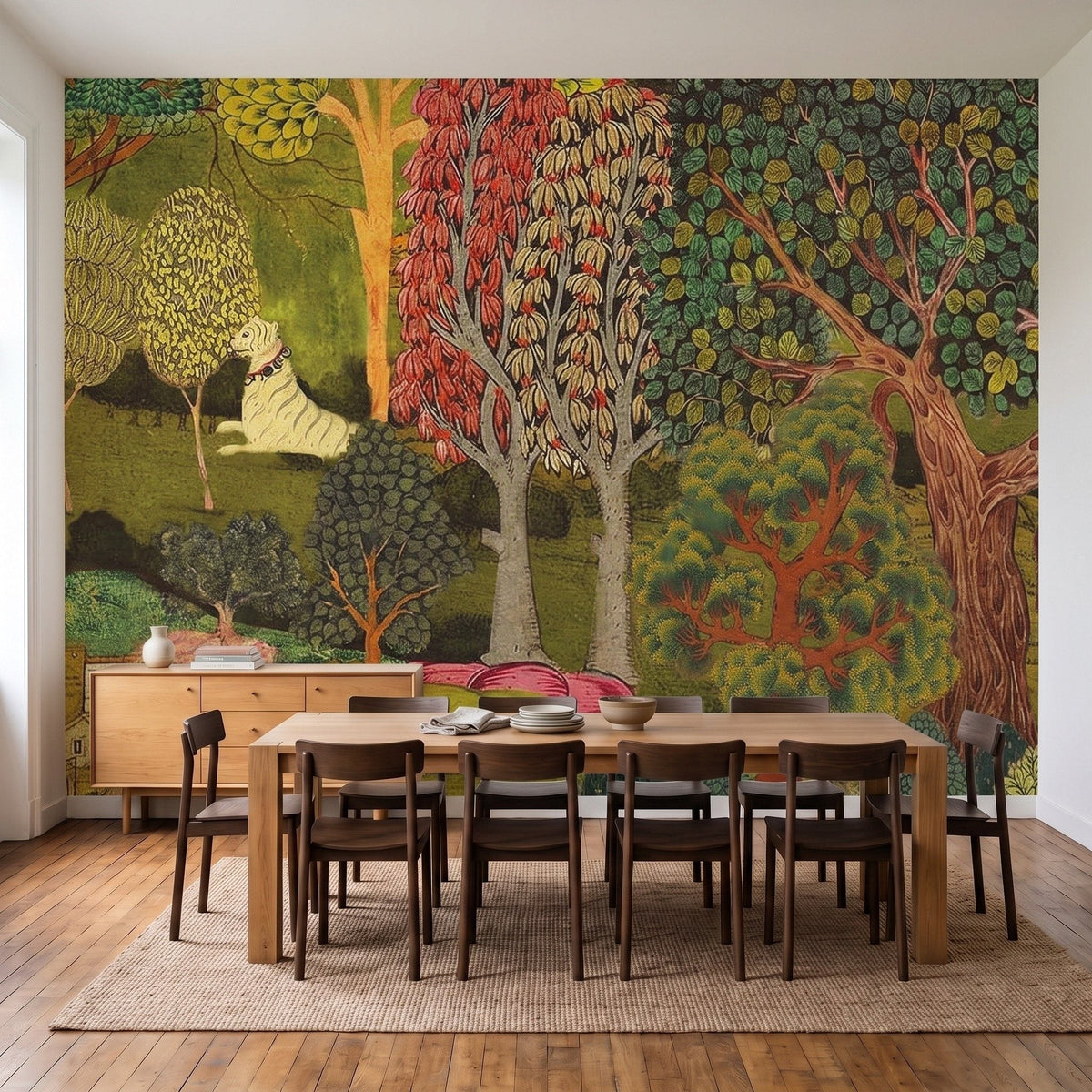 Bosquet des Fables : mise en situation illustrative