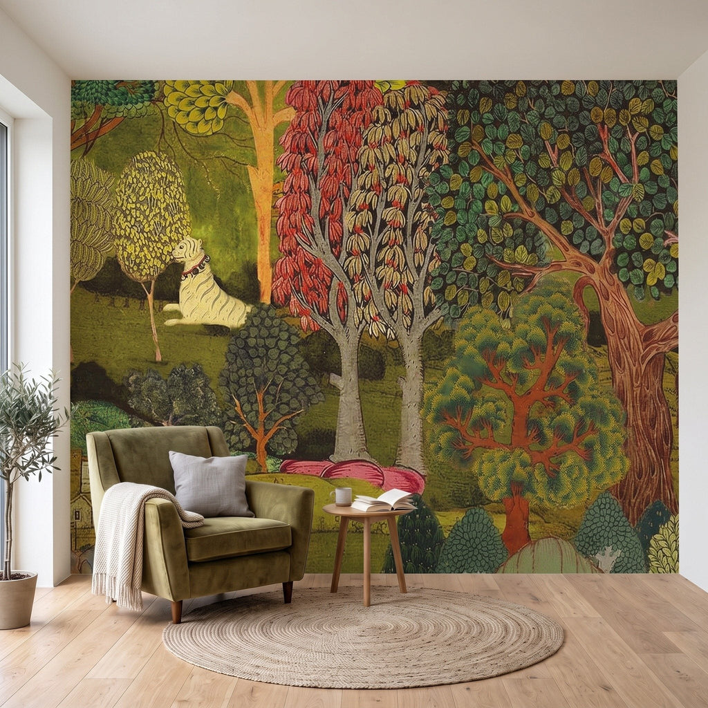 Bosquet des Fables : mise en situation illustrative