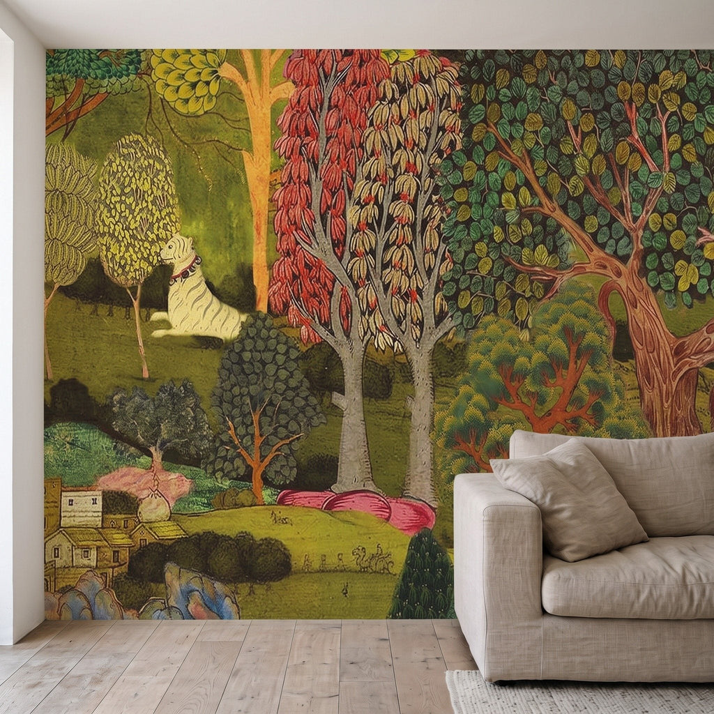 Bosquet des Fables : mise en situation illustrative