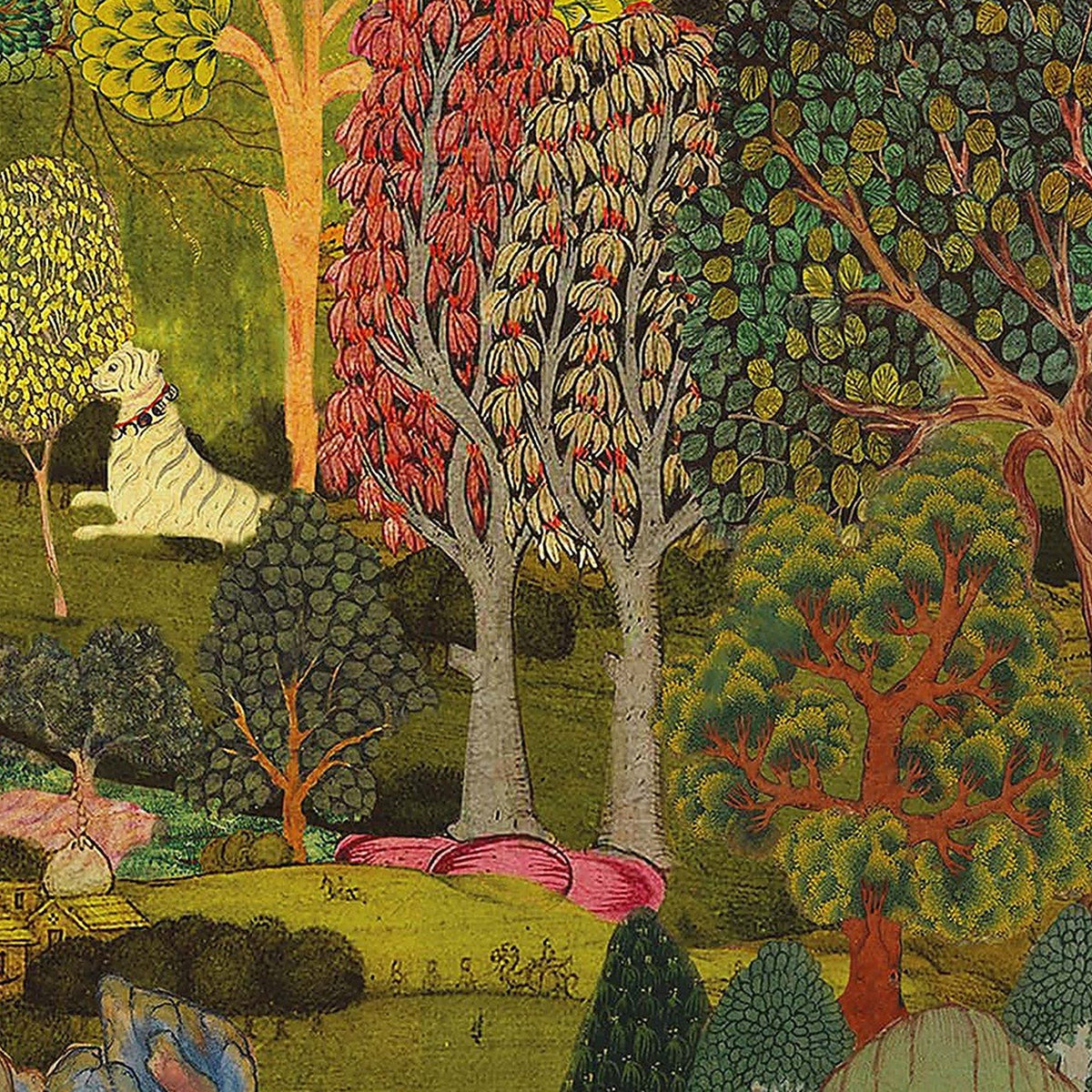 Bosquet des Fables : décor