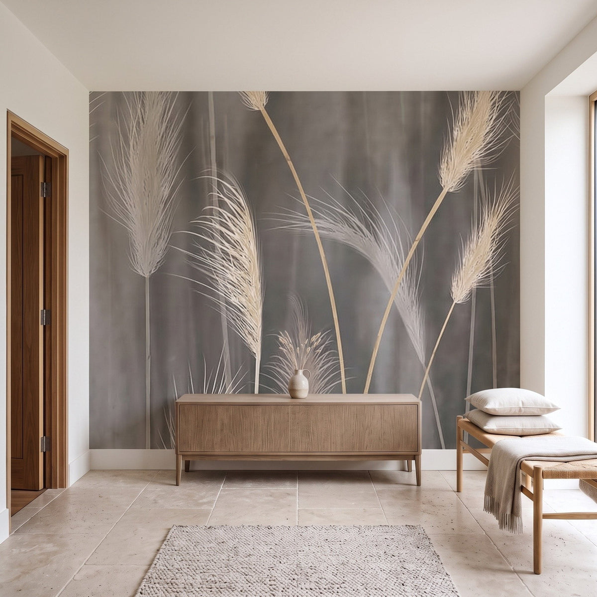 Herbes de Pampa : mise en situation illustrative