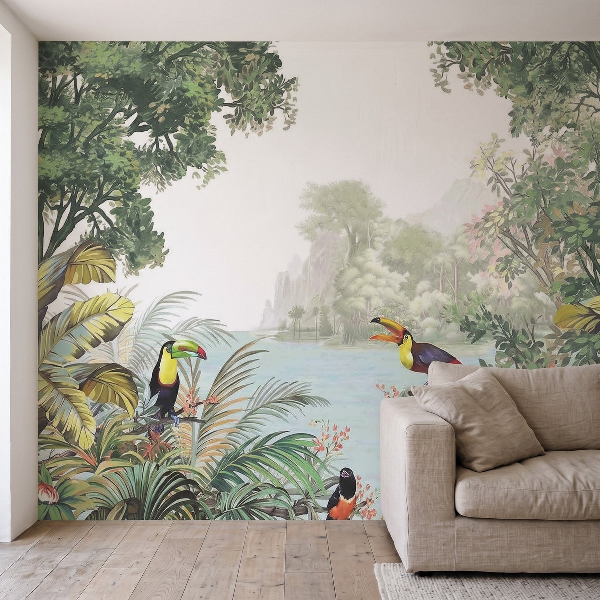 Lagon des Toucans : mise en situation illustrative