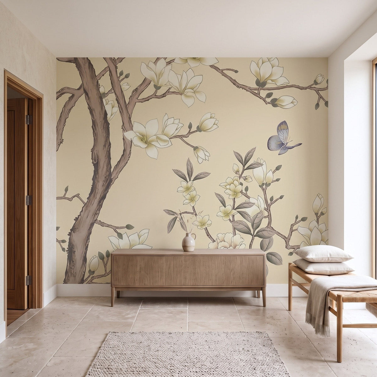 Magnolias et Papillon : mise en situation illustrative
