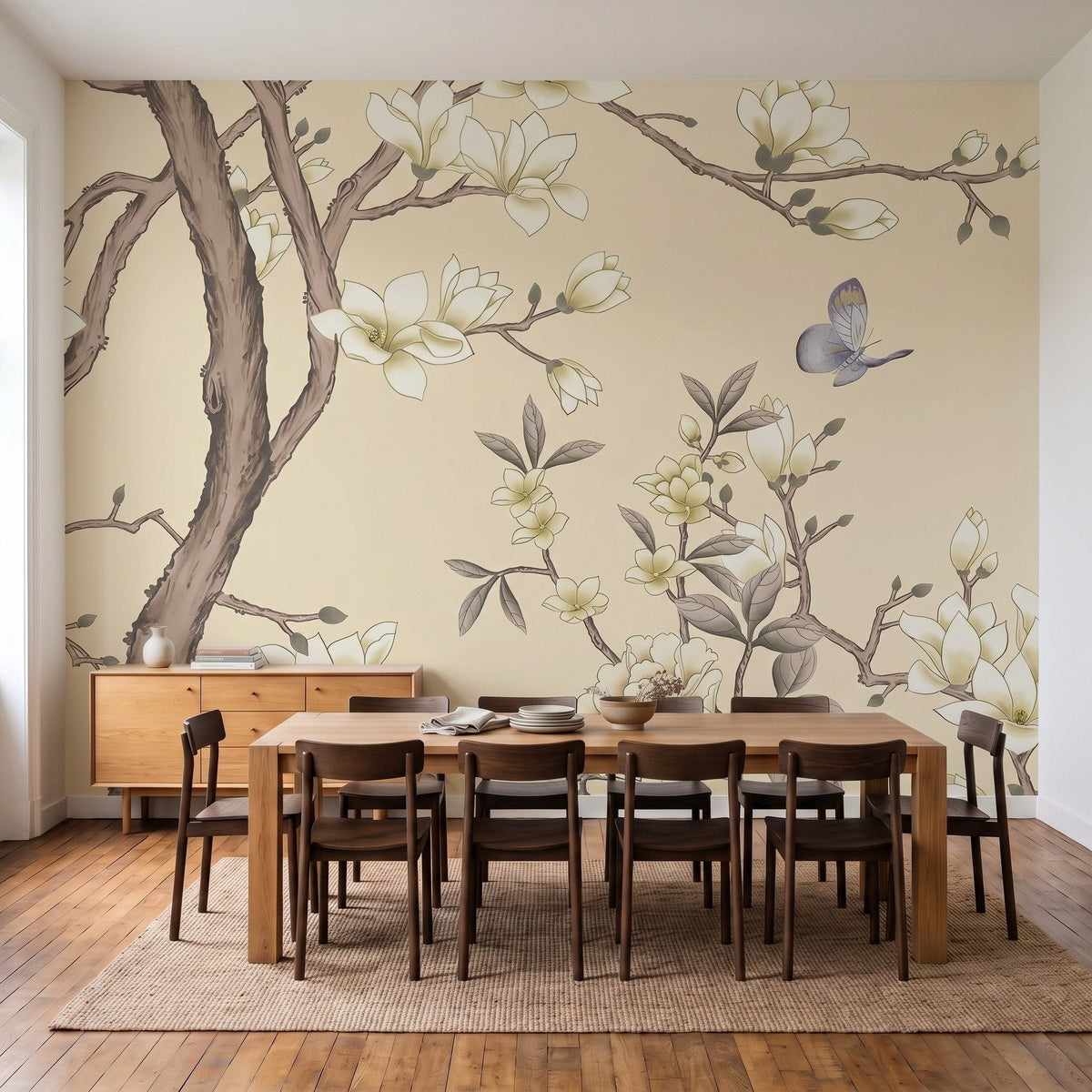 Magnolias et Papillon : mise en situation illustrative